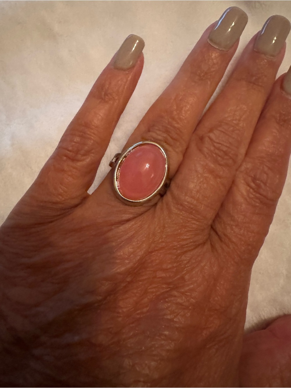 2- Mood RINGS Silver Ring with Oval Stone - Elegant Women's Jewelry